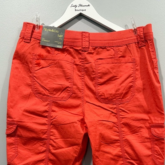 Style & Co. Cargo Capri Pants Women's Size 14P - Picture 7 of 11